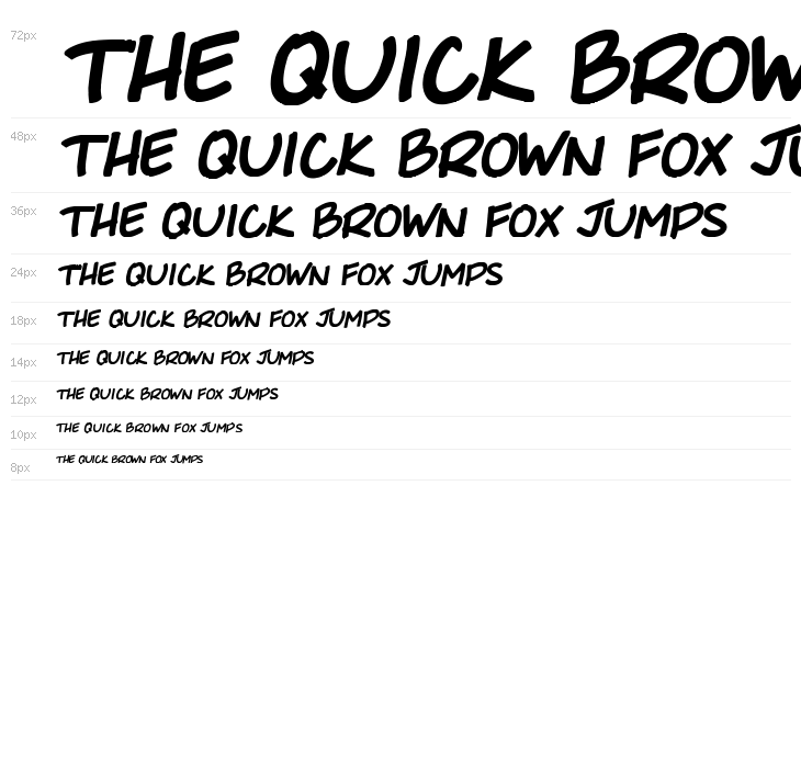 She Said Bold Italic Waterfall