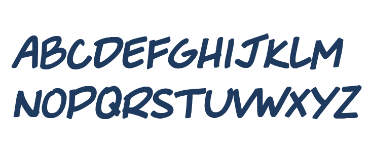 She Said Bold Italic Lowercase