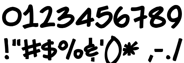 She Said Bold Font OTHER CHARS