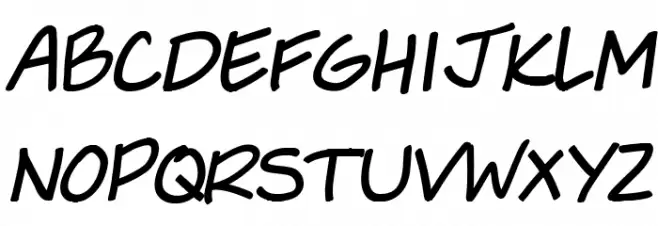 She Said Italic Шрифта ВЕРХНИЙ