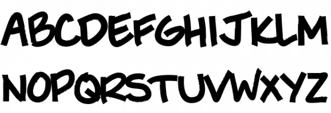 She Said Jiffy Bold Schriftart Groß