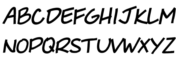 She Said Jiffy Italic Font Litere mici