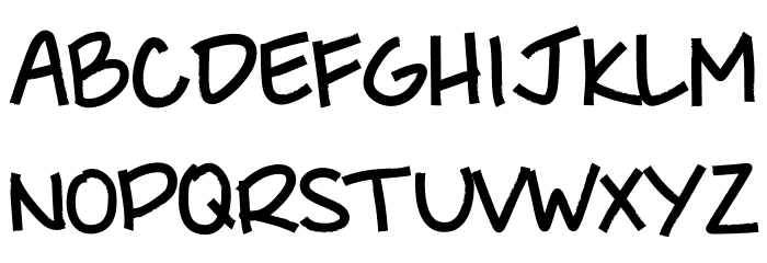 She Said Jiffy Font LOWERCASE
