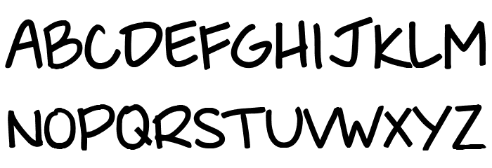 She Said Font LOWERCASE