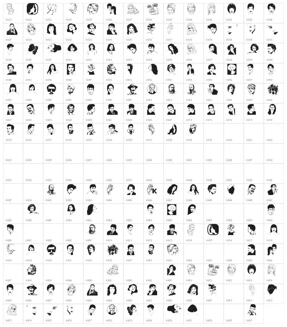 SheAndHe Character Map