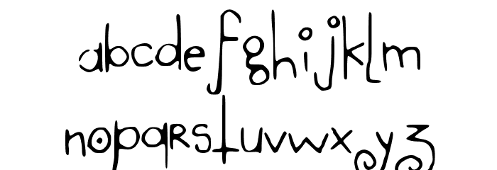 SheDevil Font LOWERCASE