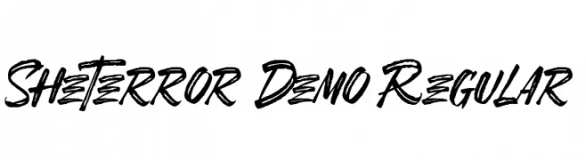 SheTerror Demo Regular  Fuentes Gratis Descargar
