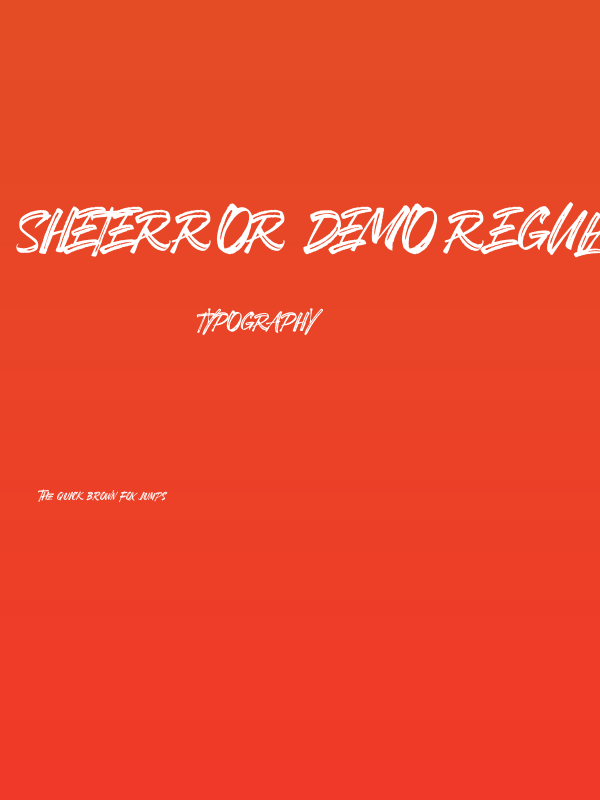 SheTerror Demo Regular Poster