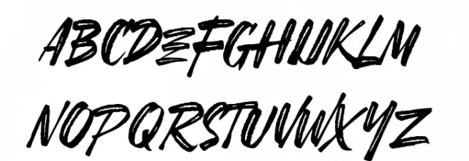 SheTerror Demo Regular Schriftart Kleinbuchstaben