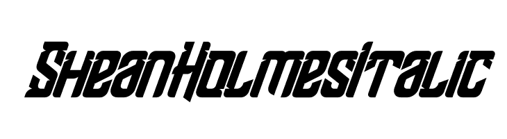 Shean Holmes Italic  font caratteri gratis