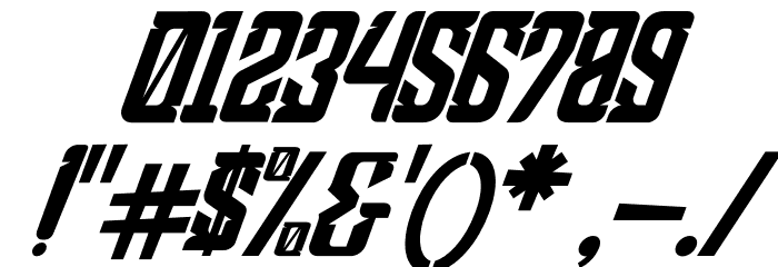 Shean Holmes Italic Font OTHER CHARS