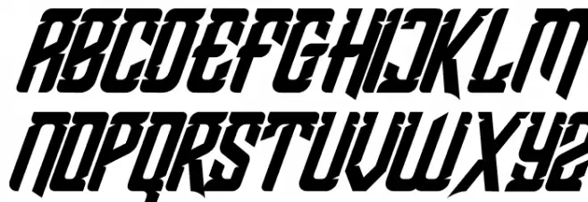 Shean Holmes Italic Шрифта ВЕРХНИЙ