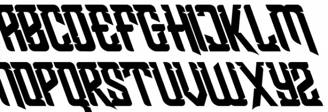 Shean Holmes Oblique Schriftart Groß