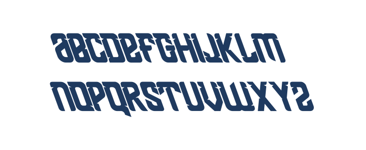 Shean Holmes Oblique Lowercase