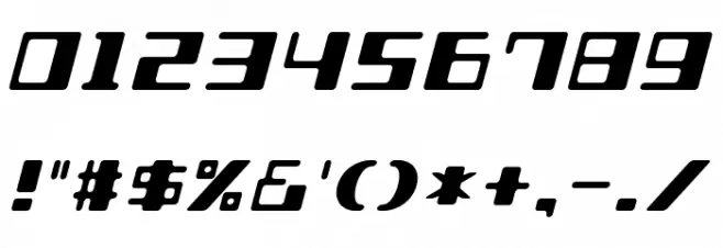 Shear 15_A Font OTHER CHARS