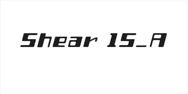 Shear 15_A Logo
