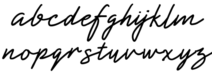 Shearlight Regular Font LOWERCASE