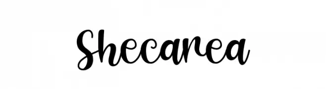 Shecarea  Frei Schriftart Herunterladen