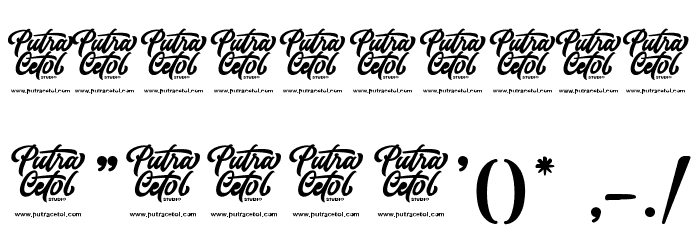 Shecarea Font OTHER CHARS