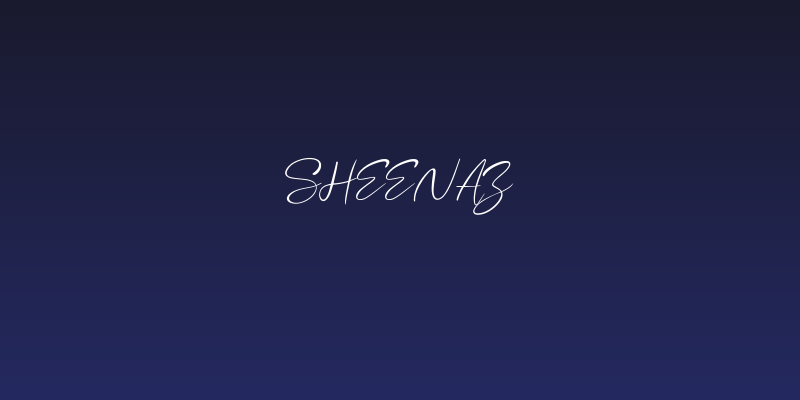 Sheenaz Social Header