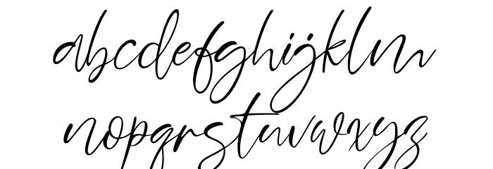 Sheenaz Font LOWERCASE