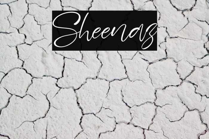Sheenaz Font examples