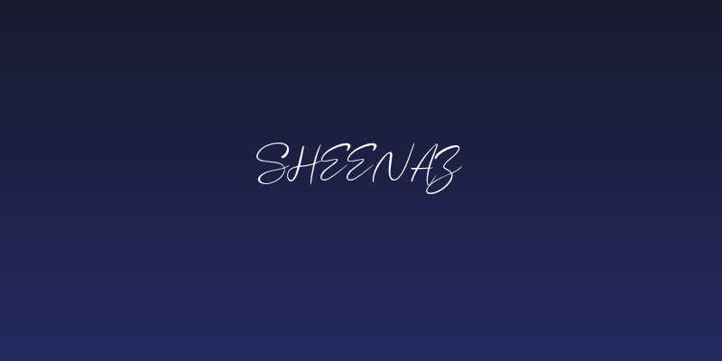 Sheenaz Social Header