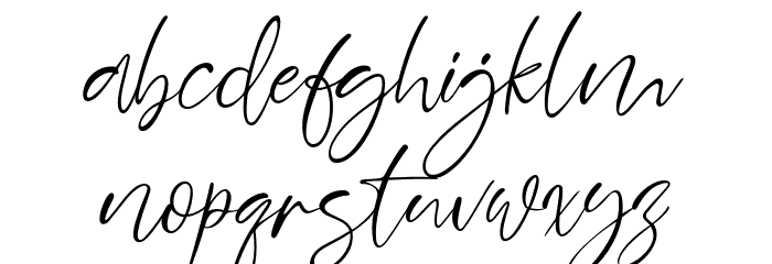 Sheenaz Font LOWERCASE
