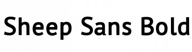 Sheep Sans Bold  免费字体下载