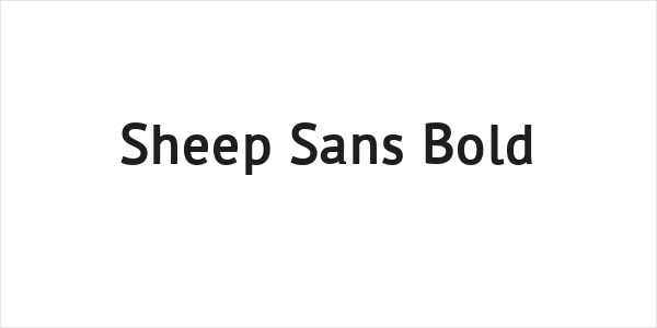 Sheep Sans Bold Logo