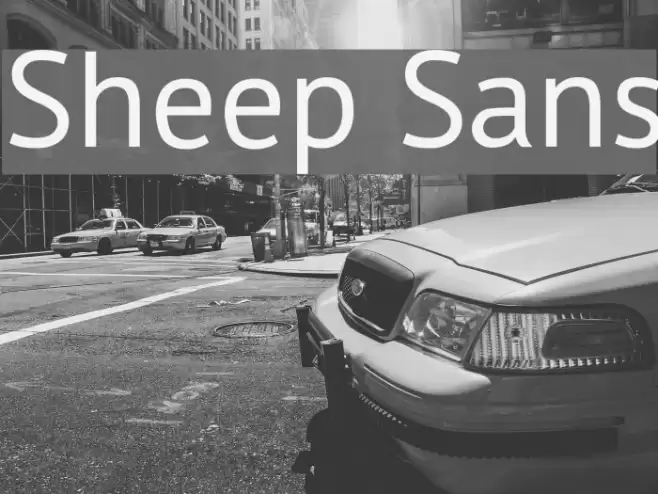 Sheep Sans Font examples