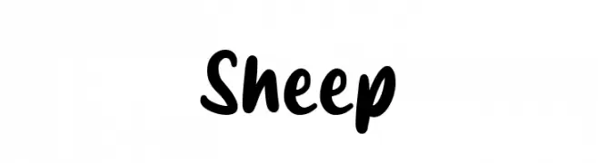 Sheep  免费字体下载