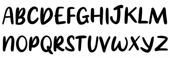 Sheep Schriftart Groß