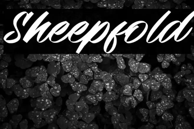 Sheepfold Font examples