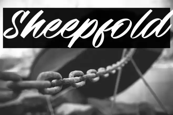 Sheepfold Font examples