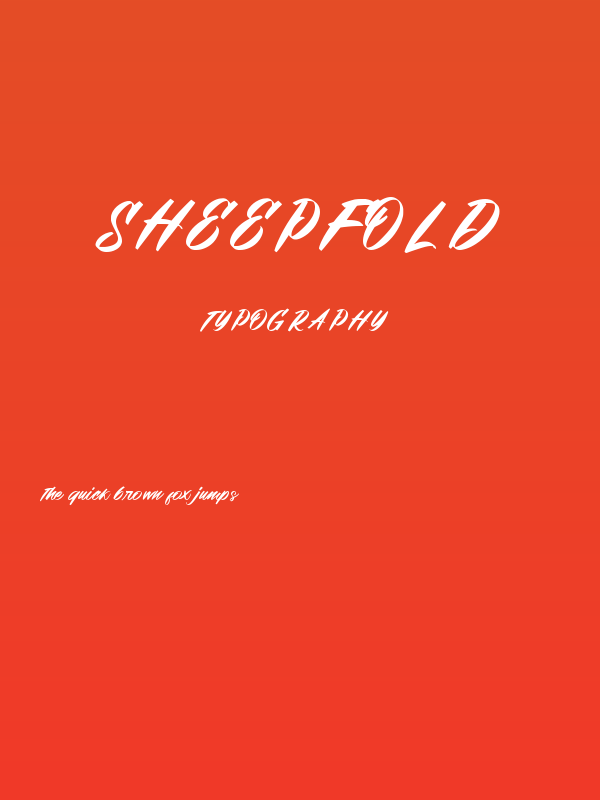 Sheepfold Poster