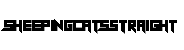 Sheeping Cats Straight  免费字体下载