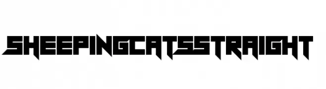 Sheeping Cats Straight  免费字体下载