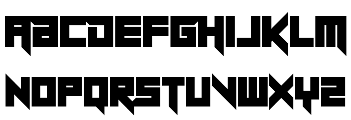 Sheeping Cats Straight Font LOWERCASE