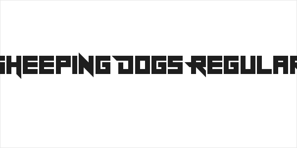 Sheeping Dogs Regular Logo