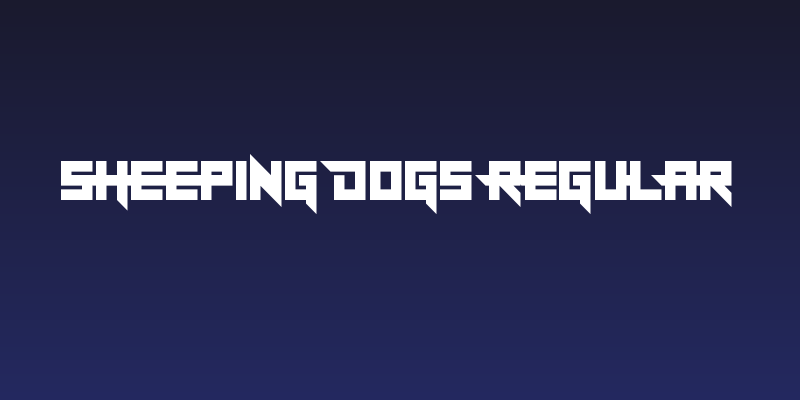 Sheeping Dogs Regular Social Header