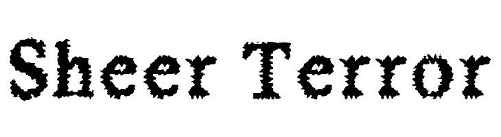 Sheer Terror Шрифта