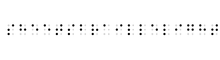 Sheets Braille Light  Descarca Fonturi Gratis