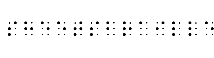 Sheets Braille  Скачать бесплатные шрифты