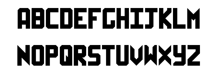 Sheff Bold Font LOWERCASE