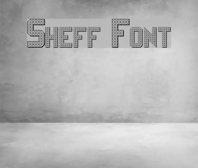 Sheff Font examples