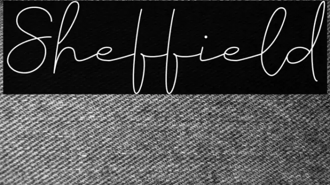 Sheffield Font examples