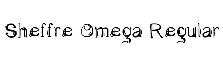 Sheffre Omega Regular Schriftart