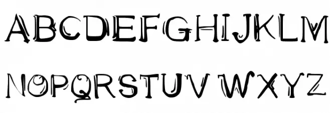 Sheffre Omega Regular Font Litere mari