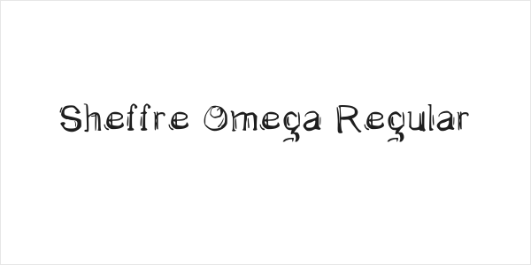 Sheffre Omega Regular Logo